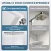 16inch Rainfall Shower Head, Ultra Thin 304 Stainless Steel High