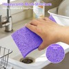 S-Shaped 6 Pack Non-Scratch Cellulose Scrub Sponge, Cellulose Sponges, Heavy