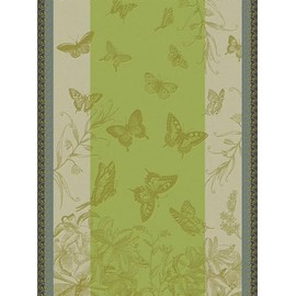 Le Jacquard Français Tea Towel Jardin Des Papillons Succulente 60 x 80 cm Cotton