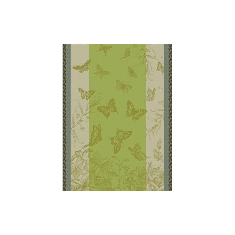Le Jacquard Français Tea Towel Jardin Des Papillons Succulente 60