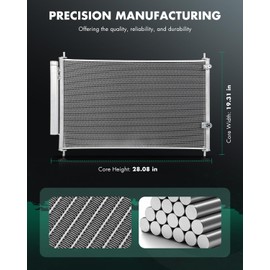 SCITOO 3686 Condenser Air Conditioning A/C Condenser Compatible for 2009-2010 for Pontiac Vibe 1.8L 2009-2010 for Pontiac Vibe 2.4L 2011-2016 for Scion tC 2.5L 2008-2015 for Scion xB 2.4L