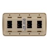American Technology Components Quad SPST On-Off Switch with Bezel, 12-Volt,