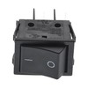 Mini Rocker Switch 12V 2 Pin (Pack of 1) Toggle