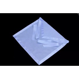 NEW MASONIC COLLAR Plain WHITE Cotton Cloth Apron SILK Edges Lowest Price