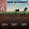 Ledvion - LED spotlight, aluminium, IP65, GU10 socket, 1 metre
