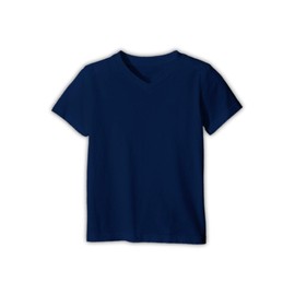 Andrew Scott Boys'12 Pack V Neck T Shirt Cotton Color Undershirts - Bonus Pack of 12 (XS 2-4, 12 Pack- Black/Grey/Navy)