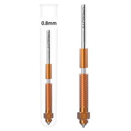 CREALITY K1C Nozzle 0.8mm 1Pc Unicorn Quick-Swap Ender 3 V3 Nozzle with Titanium Alloy Heatbreak Support High Flow Printing Compatible with Creality K1C,Ender 3 V3 and Ender 3 V3 Plus 3D Printers