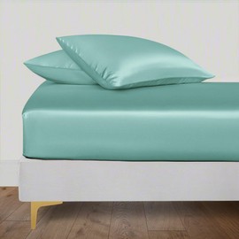 Linenwalas 100% Natural Bamboo Only Fitted Sheet With Secure Elastic Deep Pocket - Softest Cool Bedding Perfect for Skincare -(Superking, White)