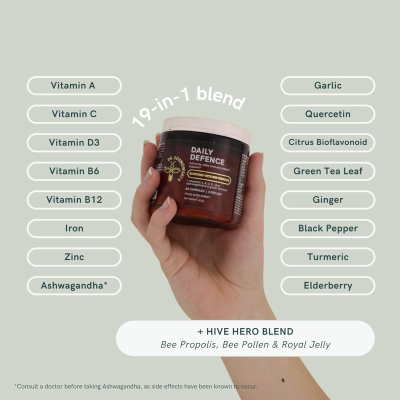 Dr. Sosnowski's Daily Defence Immunity Supplements | Essential Daily Multi-Vitamin