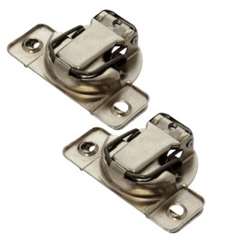 Self-Closing Optimat Plus 4 FM Special Hinges (2-Pack) for Hettich 6878464096, 9072548 Multicolor (35mm Cup, 11mm Depth, 2.5mm Distance, >13mm Doors)