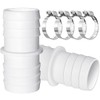 BONHHC Hose Adapter Double Hose Nozzle, 2 Piece Hose Connector