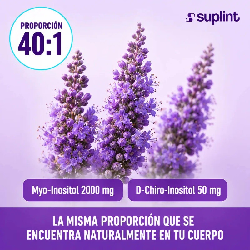Inositol Myo Chiro Ácido Fólico Suplemento Vegano Equilibrio Hormonal Ciclo