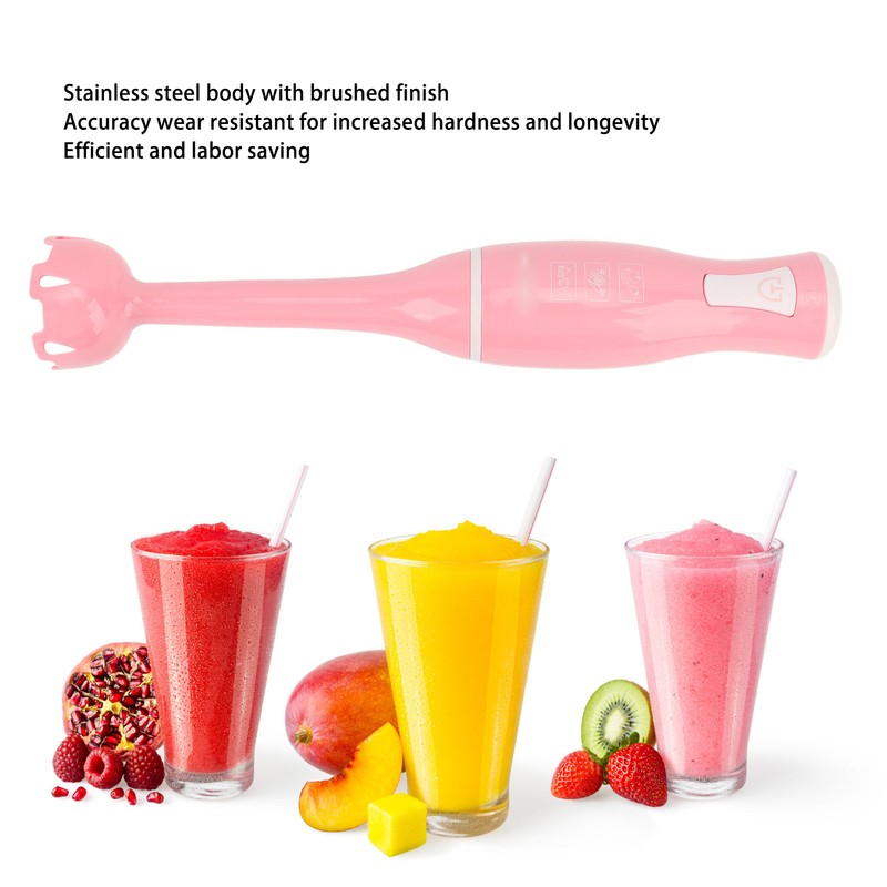 Electric Blender 200W Stainless Steel Blades Corded Handheld Blender Stick