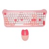 Wireless Keyboard and Mouse 2.4Ghz Connection Cute Keyboard Mouse Set