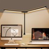 LED Desk Lamp Double Head, Eye-Caring Architect Desk Lamps for