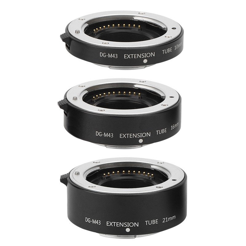 DG‑M43 10mm16mm21mm Automatic Focusing Macro Adapter Ring Fit for Olympus