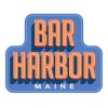 Retroplanet Bar Harbor Maine Retro Die Cut Sticker