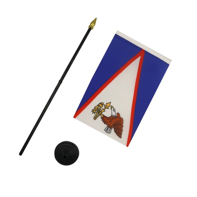 American Samoa Table Flag 4'' x 6'' - American Samoan