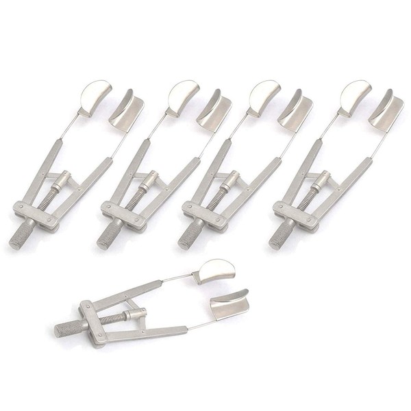 OdontoMed2011 5 Pieces of Liberman Eye Speculum Solid Eye Lid