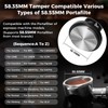 IKAPE 58.35MM V6 Impact Espresso Tamper with Sound Feedback, 15lb/30lb