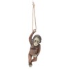 Monkey Hanging Statue, Hanging Monkey Garden Statue for Outdoors, Simulation