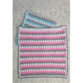 Crochet Pattern for Babies Blanket, in Two Sizes, Make It in Double Knitting, Small 54cm X 54cm Large 69cm X 76cm, Baby’s Blanket Crochet Pattern, CP642