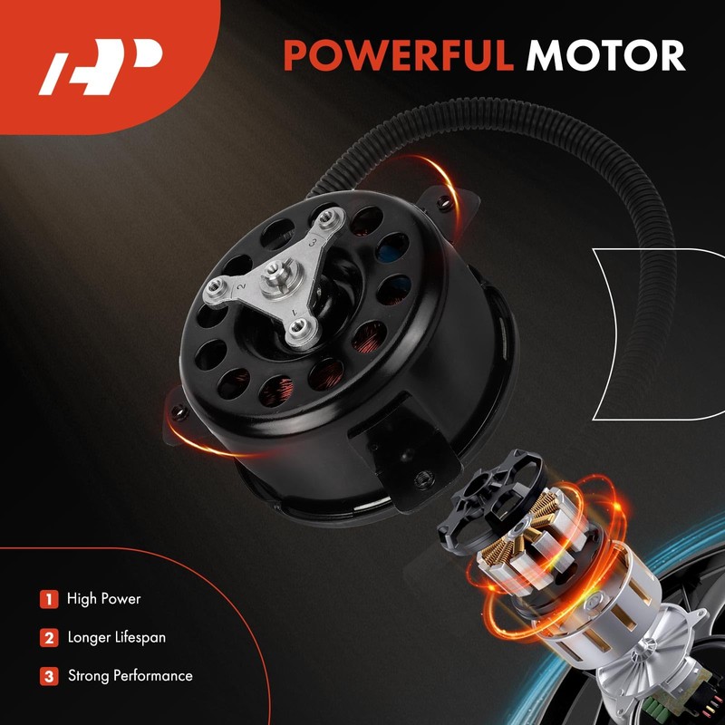 A-Premium Radiator Fan Motor Compatible with Hyundai Sonata 2011-2013 2.4L