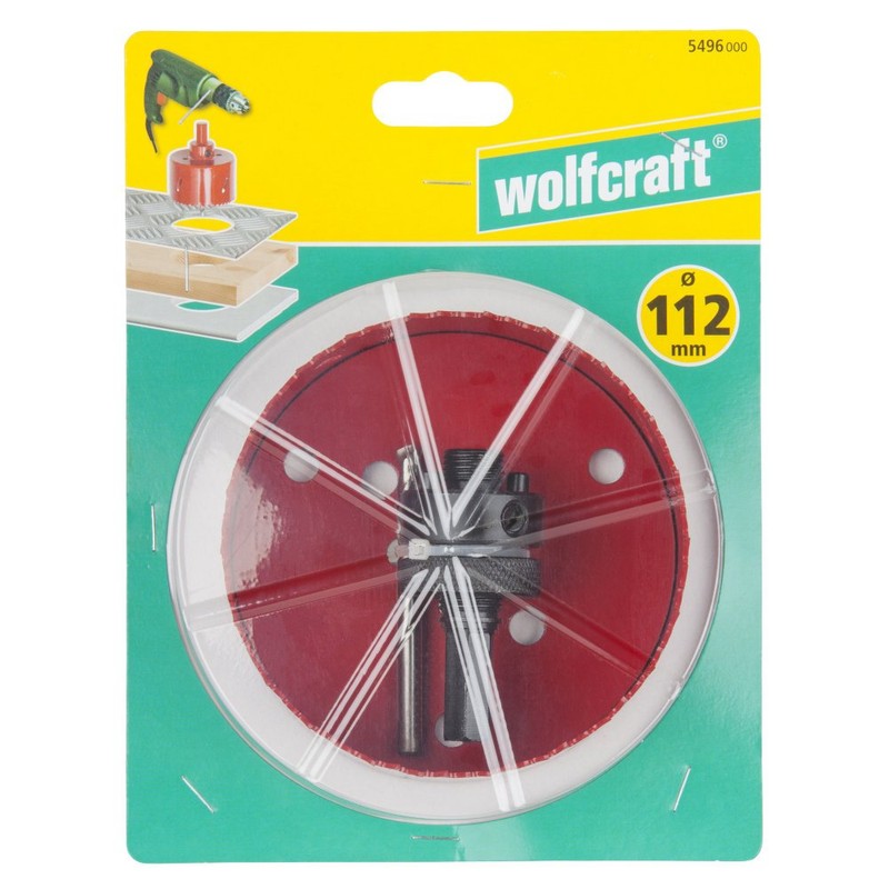 wolfcraft Bi-Metal Hole Saw I 5496000 I For drywall materials,