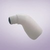 50ml Empty Curved Sponge Tip Applicator Bottle for Liquid Personal Care M11612 3ea