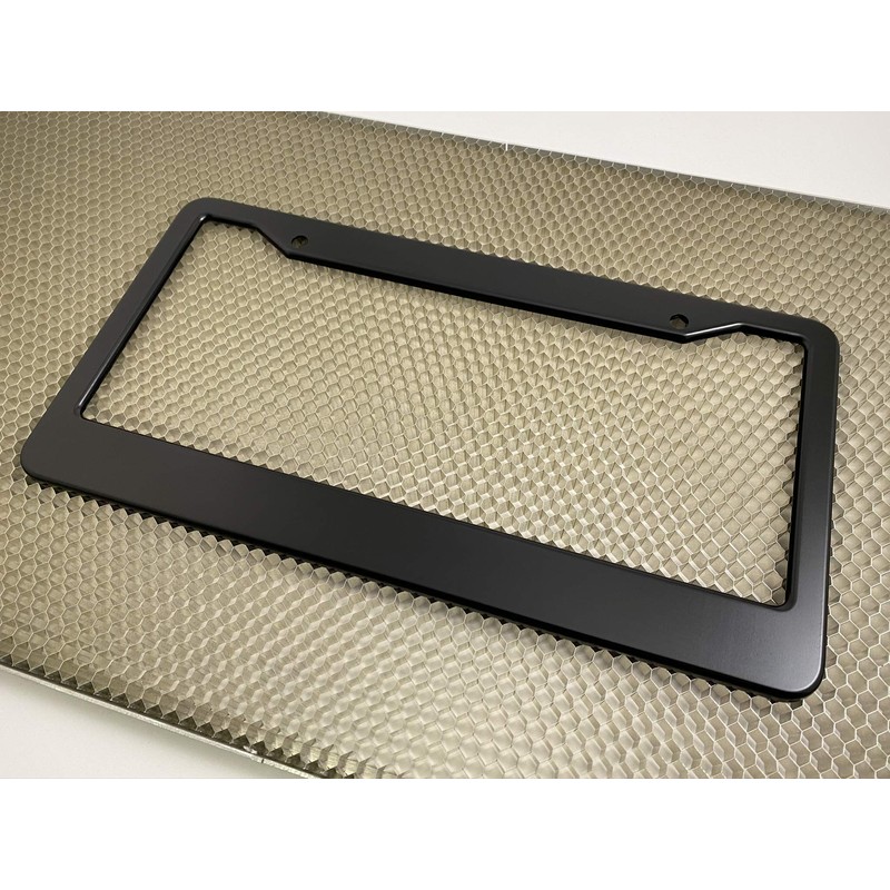 Special Edition Anodized Aluminum CAR License Plate Frame - Black