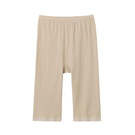 Gunze MC9166 Women's Cool Magic Shorts, Cotton Blend, Summer Inner, Quick Drying, Antibacterial, Deodorizing, Half Length Bottom, Pants, noble beige