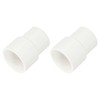 uxcell 2 Pcs UPVC Reducer Pipe Fitting, 3/4"x1/2" PVC Straight