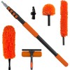 Buyplus 26FT Reach Dusting Kit, Long Duster with 5-20FT Extension
