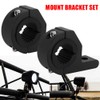 2pcs 19-30MM Universal Work Light Tube Clamp Mounting Bracket Bull