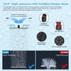Hibbent All Metal CUPC Certified 10'' Rain Shower Head, Dual