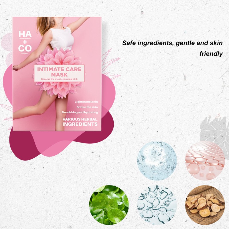 5pcs Women Private Part Mask Dilute Melanin Deep Moisturizing Skin