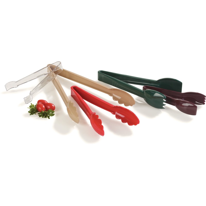 CFS Carly - Pinza para ensalada, 9 pulgadas, color negro,