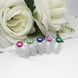 No.1208 Handmade Nail Tips  - Short Oval /  No.1208 수제네일팁  - 숏오발