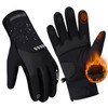 Vilico Men's Winter Gloves Waterproof Touchscreen Fleece Warm Thermal Winter