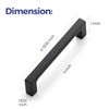 Ravinte 15 Pack 4 inch Hole Centers Matte Black Cabinet