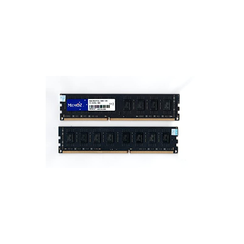 Memoz DDR3L Desktop RAM, 8GB, 1600MHz, PC3L-12800U, 240-Pin DIMM Memory