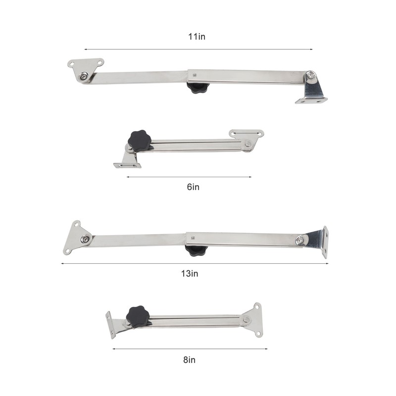 Marine Hatch Lid Stay Adjuster Flexible Stainless Steel Hatch Support