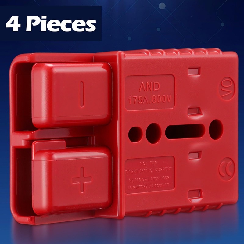 Frienda 4 Pieces 2-4 Gauge 175A Battery Quick Connector 12-36V