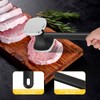 Meat Tenderiser, Double-Sided Non-Stick Stainless Steel Cutlet Tenderiser, Meat Hammer