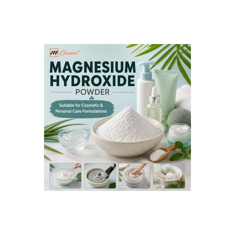 100% Magnesium Hydroxide Powder 227 g / 0.5 lbs