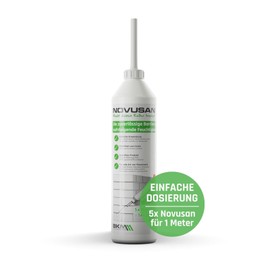 NOVUSAN Bottle for Dry Walls, Horizontal Lock for Drying Cellar and Masonry, Injection Process Against Moisture, Moisture Barrier, Easy to Use