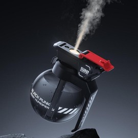 Cyberpunk Design Humidifier, Portable USB Rechargeable Desktop Humidifier, Creative Humidifier for Home Office, Home Appliances - Color: Black, Specification: 500ml