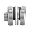 Stainless Steel Glass Door Lock Anti-Theft Security Lock Double Swing