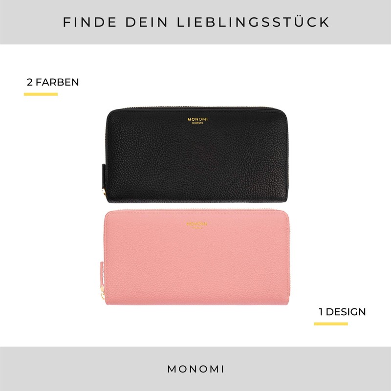 MONOMI Women's Wallet, black, Classic