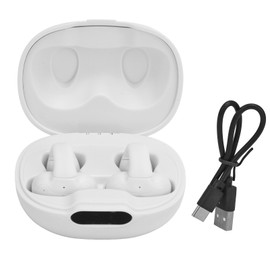 Ear Clip Bluetooth 5.4 Headphones Stereo IPX5 Waterproof Clip On Wireless Earphones with Charging Case for Music Gaming